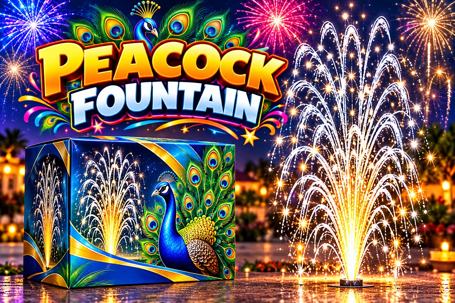 PEACOCK FOUNTAIN